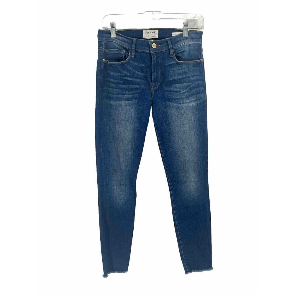 Frame Denim Le Skinny de Jeanne Crop Jeans Sz 28